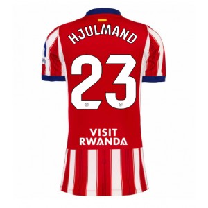 Atletico Madrid Morten Hjulmand #23 Jalkapallovaatteet Naisten Kotipaita 2026-27 Lyhythihainen